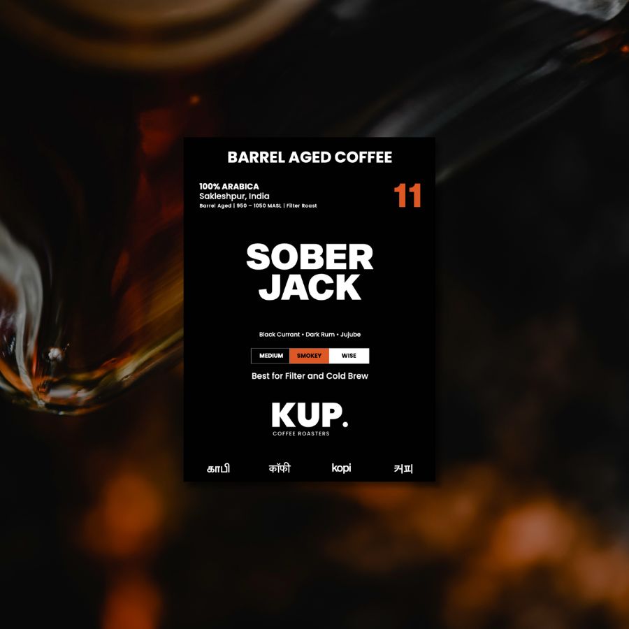 WHISKEY BARREL AGED | SAKLESHPUR | ARABICA | FILTER ROAST | 250 GMS
