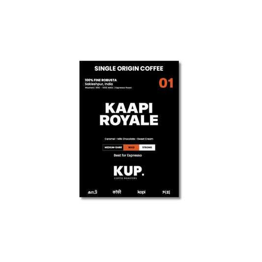 KAAPI ROYALE HARLEY ESTATE | SAKLESHPUR | ROBUSTA  | ESPRESSO ROAST | 250GMS