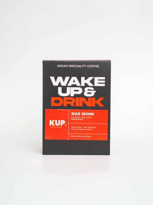 Mad Monk | 100% Arabica | Rum Barrel Aged Medium Roasted Coffee Beans | 250g