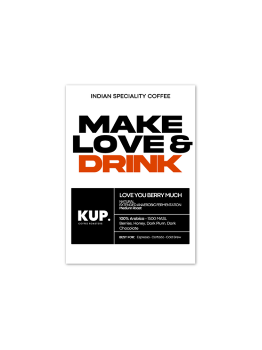 Love You Berry Much Coffee | 100% Arabica | Medium Roast Beans 250 Grams