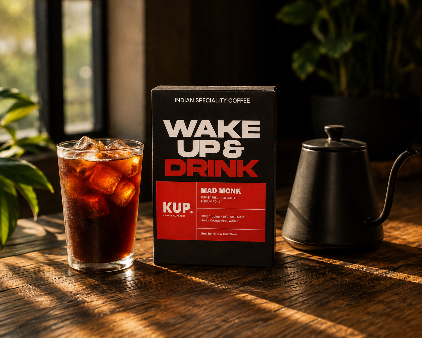 Mad Monk | 100% Arabica | Rum Barrel Aged Medium Roasted Coffee Beans | 250g