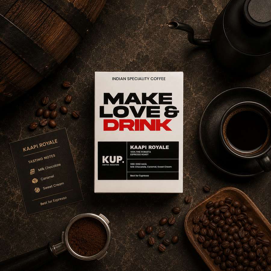 Kaapi Royale — Robusta from Harley Estate, Sakleshpur, espresso roast