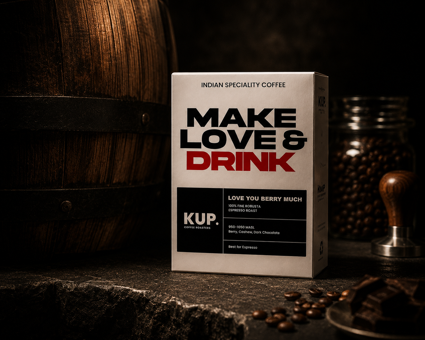 Love You Berry Much Coffee | 100% Arabica | Medium Roast Beans | 250g