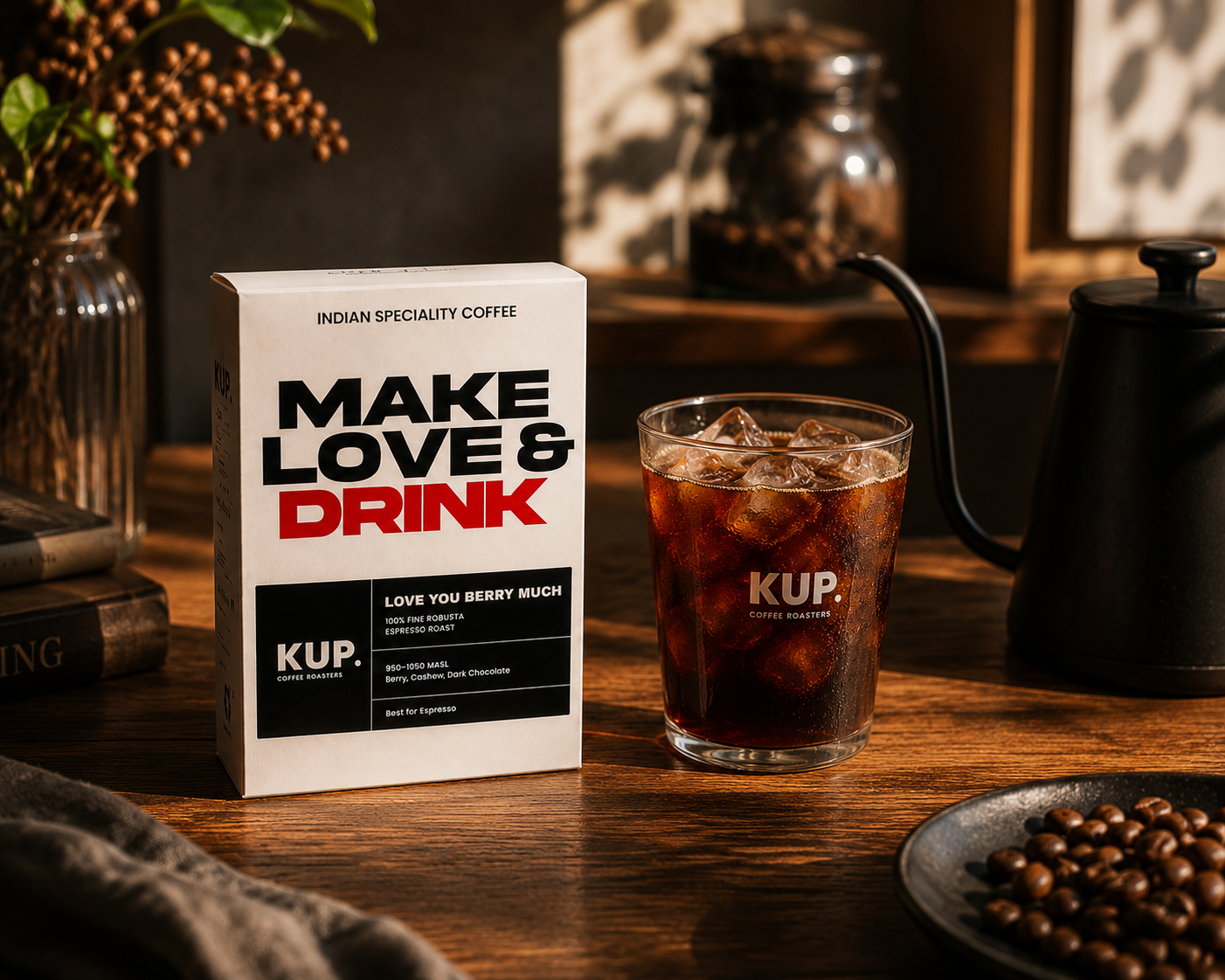 Love You Berry Much Coffee | 100% Arabica | Medium Roast Beans | 250g