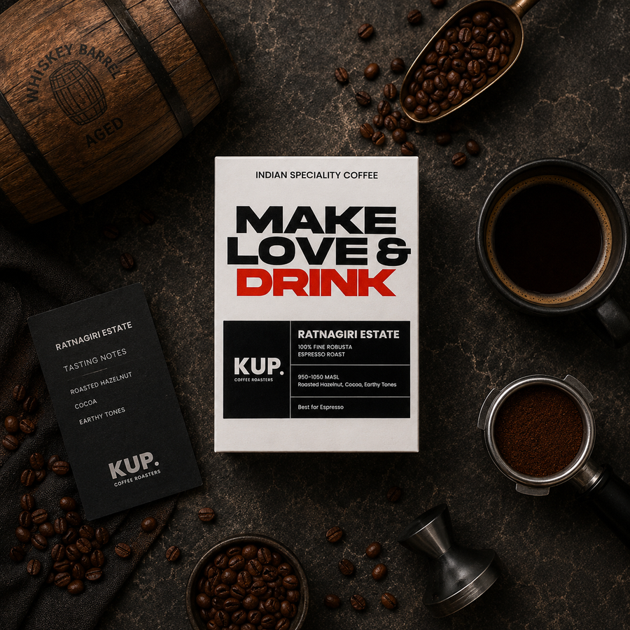 Ratnagiri Estate — single origin Arabica from Chikmagalur, omni roast, by KUP Coffee Roasters