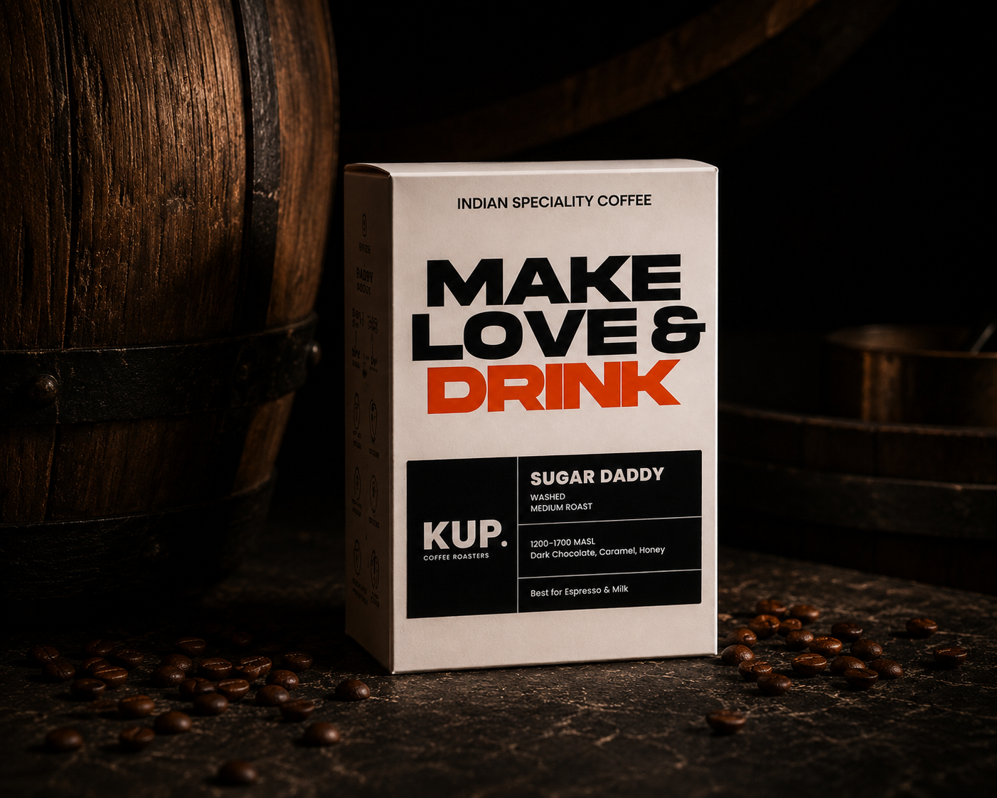 Sugar Daddy Coffee | 100% Arabica | Medium Roast Beans | 250g
