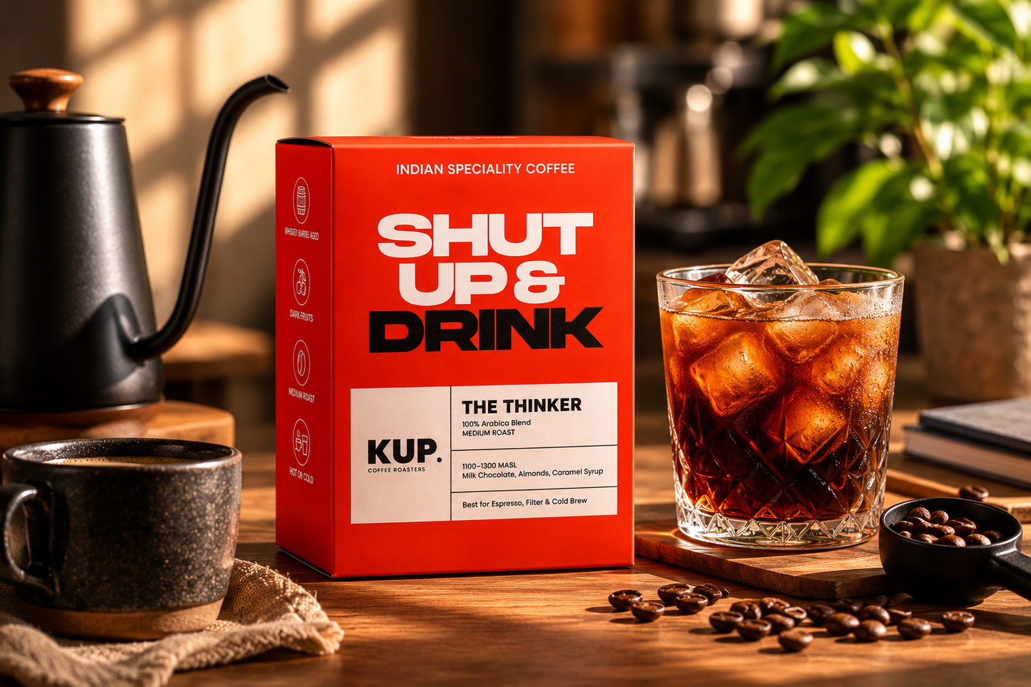 The Thinker | 100% Arabica | Medium Roasted Coffee Beans | 250g
