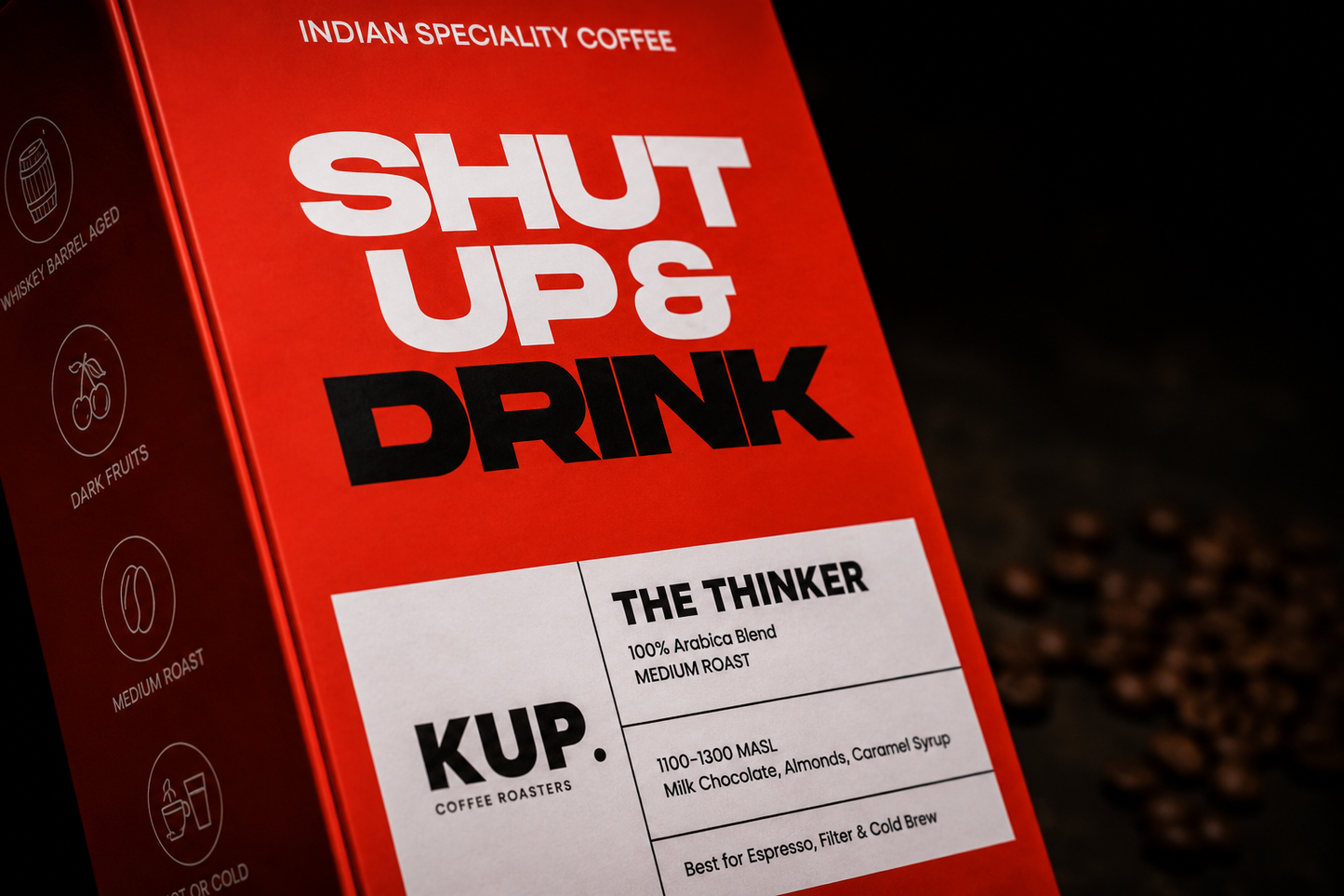 The Thinker | 100% Arabica | Medium Roasted Coffee Beans | 250g