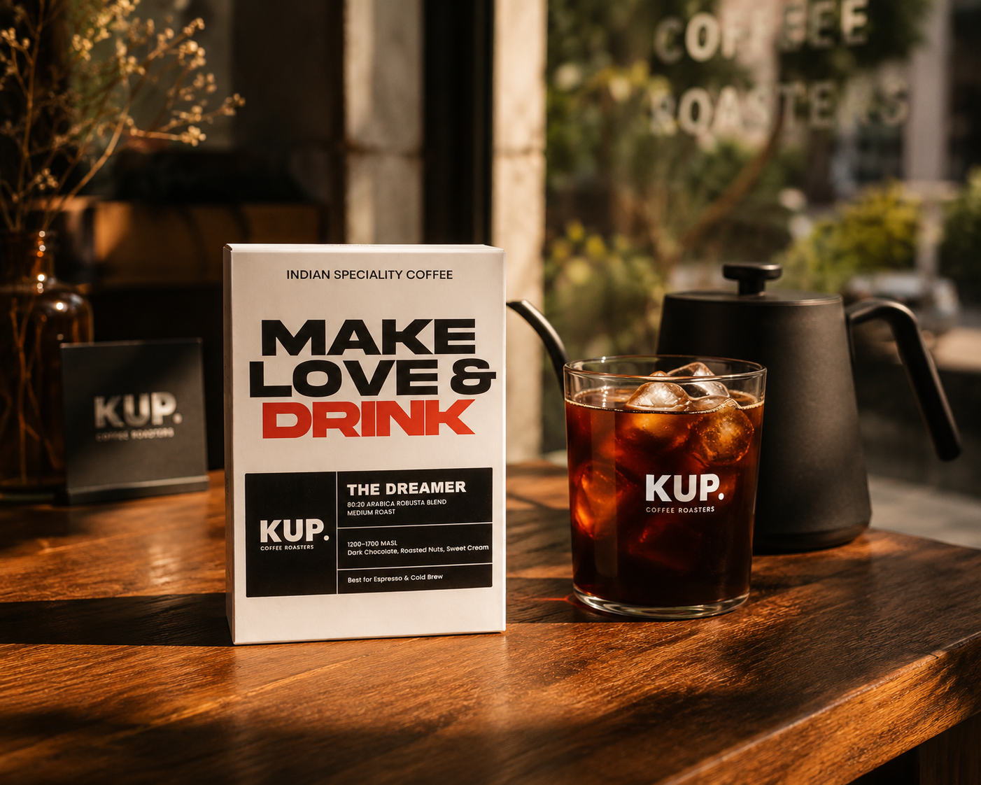 The Dreamer | 80:20 Arabica-Robusta Blend Medium Roasted Coffee Beans | 250g