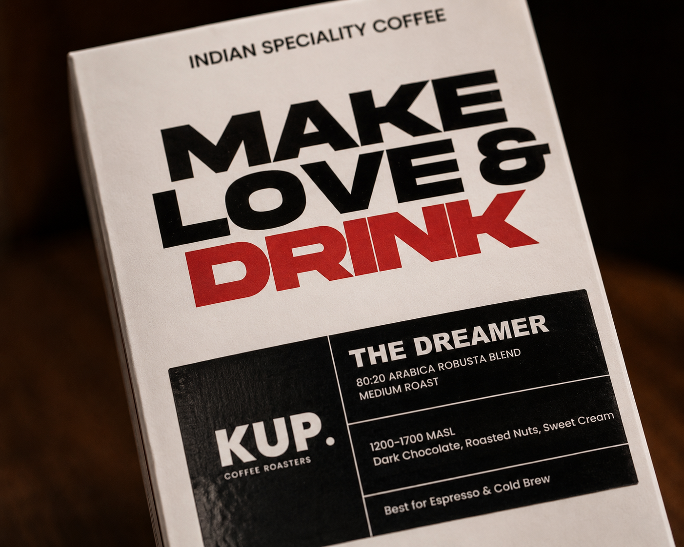 The Dreamer | 80:20 Arabica-Robusta Blend Medium Roasted Coffee Beans | 250g