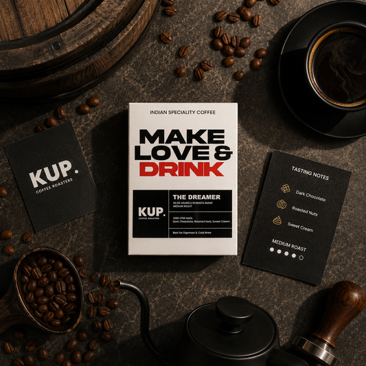 The Dreamer | 80:20 Arabica-Robusta Blend Medium Roasted Coffee Beans | 250g