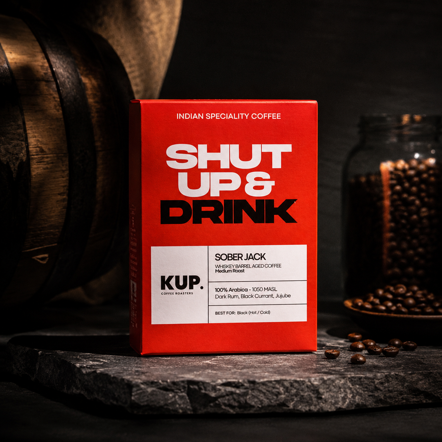 Sober Jack — 100% Arabica medium smoky roast from KUP Coffee Roasters