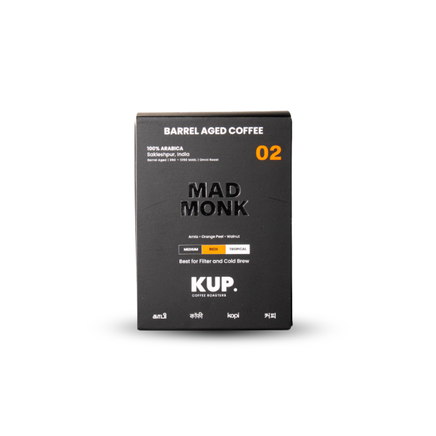 RUM BARREL AGED | SAKLESHPUR | ARABICA | OMNI ROAST | 250GMS