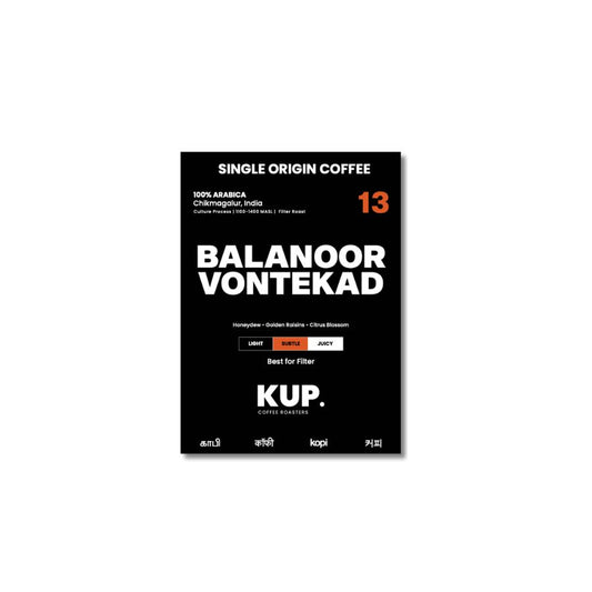BALANOOR VONTEKAD | CHIKMAGALUR | ARABICA | FILTER ROAST | 250GMS