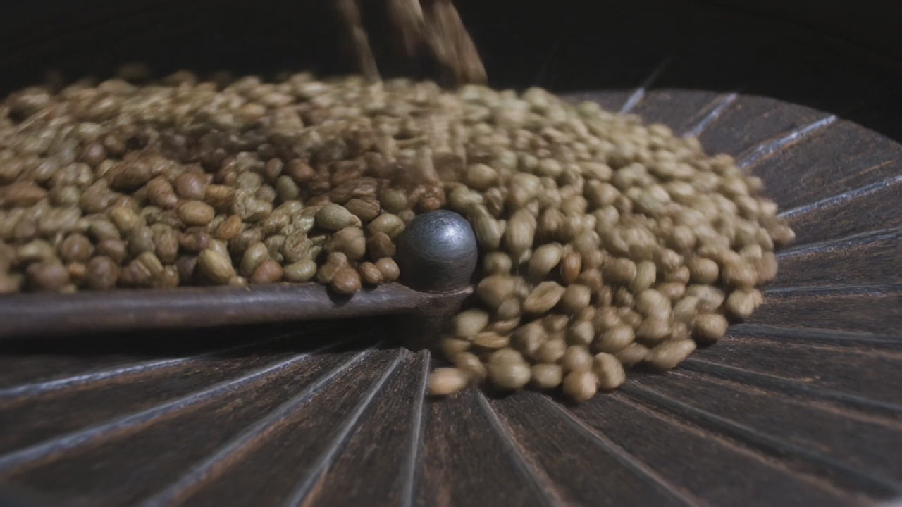 Roasted fresh, batch by batch